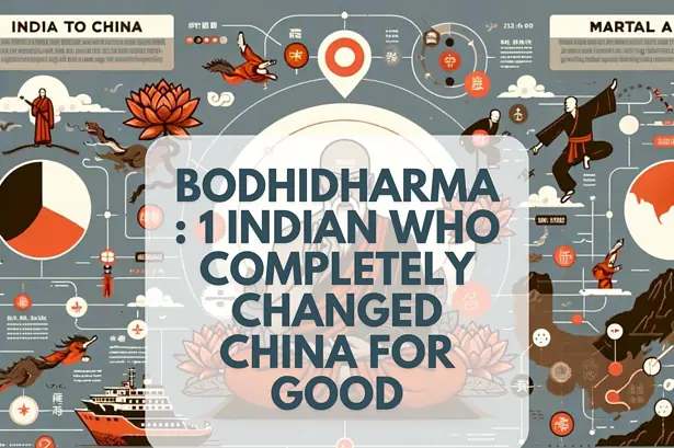 Bodhidharma, an Indian monk, significantly influenced Chinese culture and Buddhism, fostering spirit.
