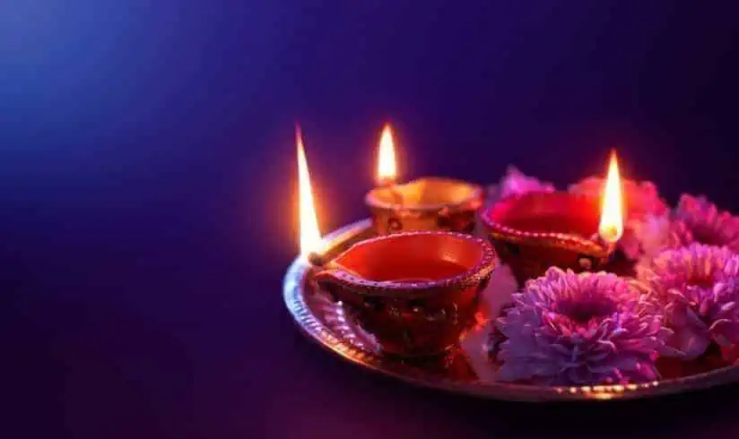 Top 15 Strange Superstition in India 7 Diya lamps lit for the celebration of diwali