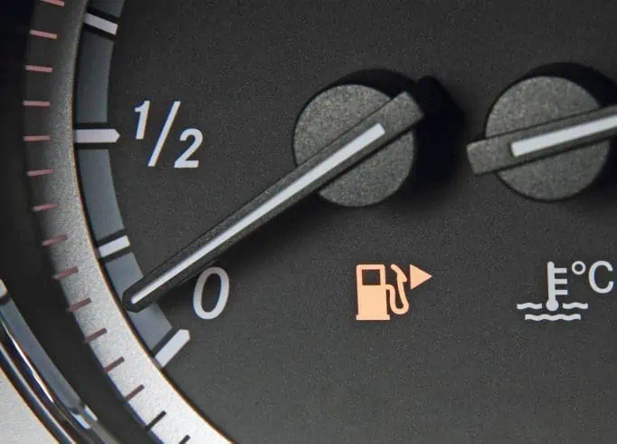 Car low on fuel