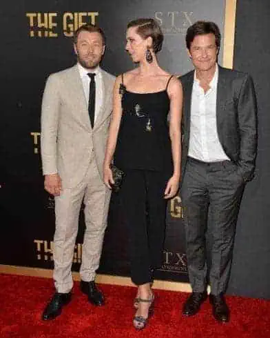 Cast of The gift at its premier 
