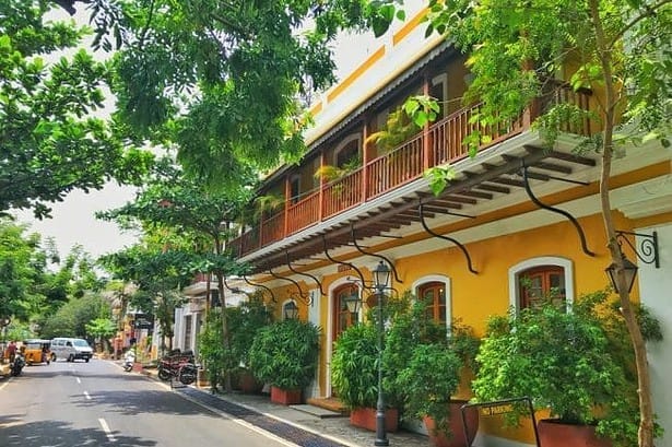 Sreets of Pondicherry