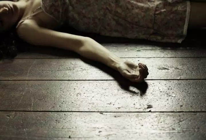 Homecoming Blood - An Exciting Mystery 1 Woman lying on the floor