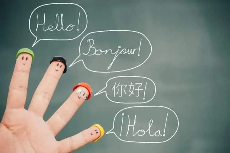 Different languages