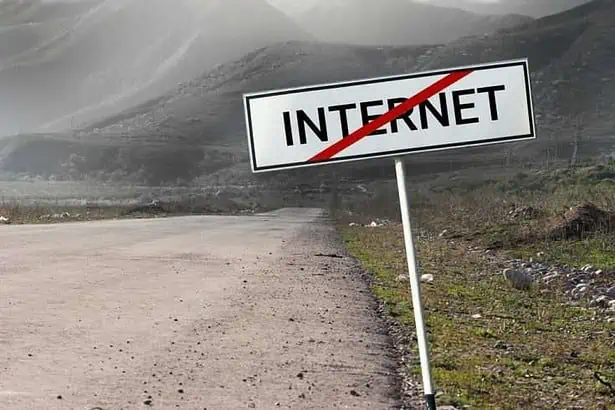 No internet connection