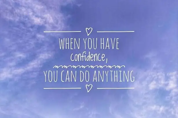 Confidence related quote
