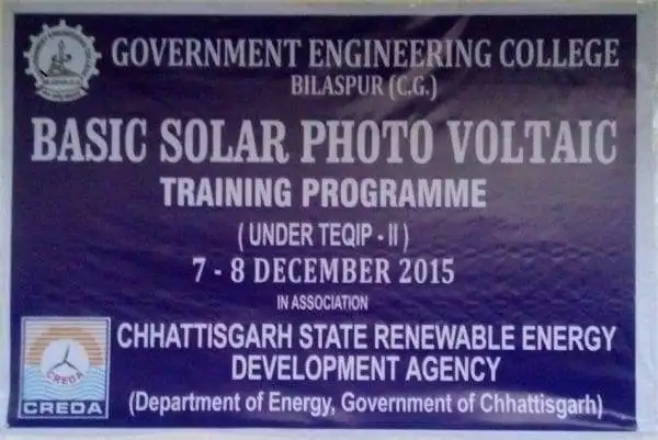 Training Program on Photovoltaic Technology 1