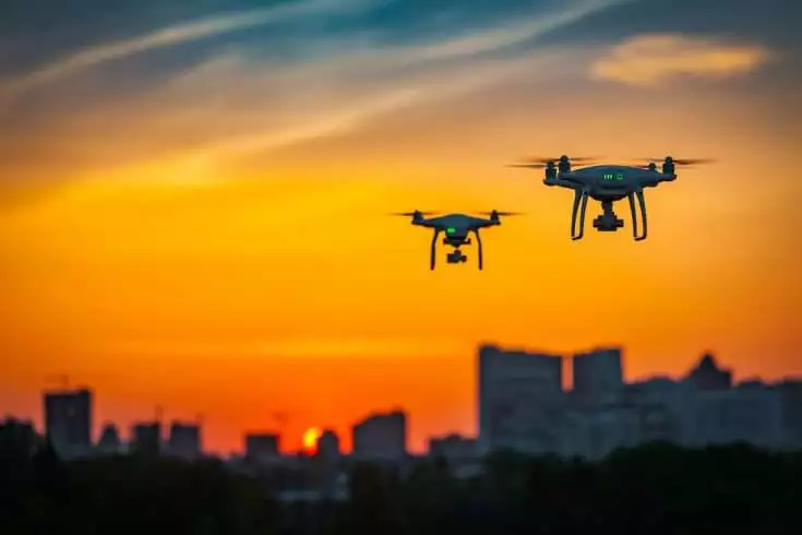 Future Of Drones: Uncertain Or Promising? 2 Two drones in action