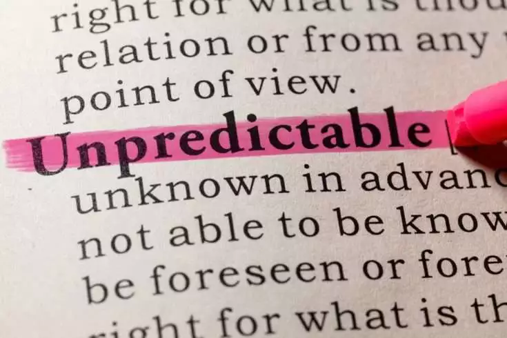 Unpredictability. The Mask