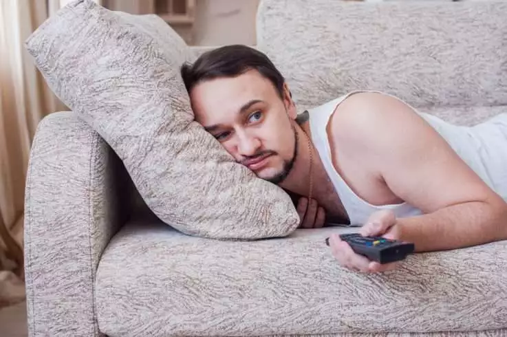 Lazy person