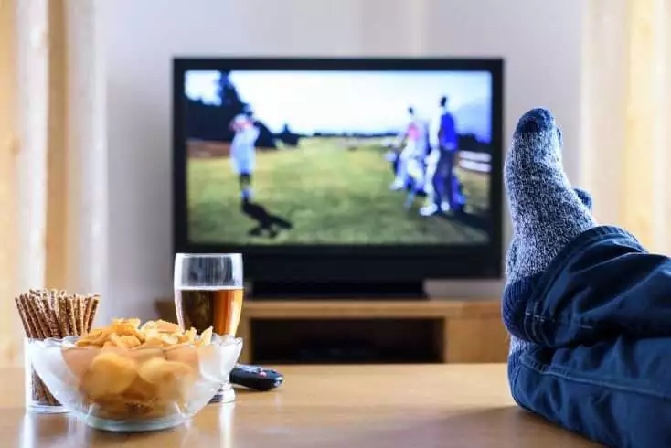 Watching tv