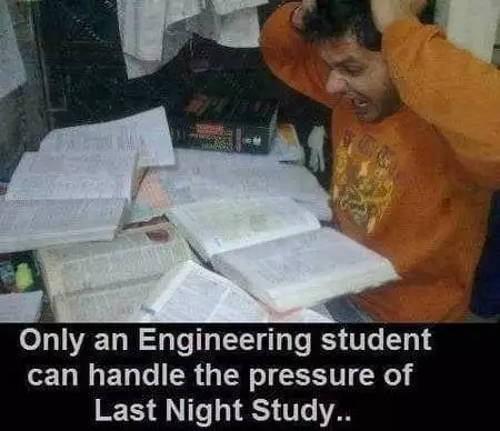 last minute preparation during study