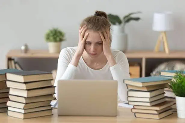 Last minute cramming for math college examination, college life