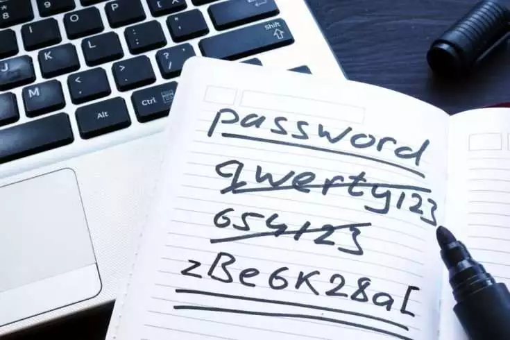 How to Save Your Password From Hackers 4 Password written on a piece of paper