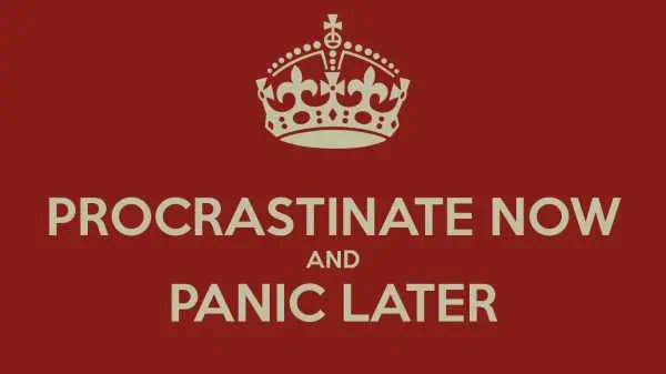 Ways People Procrastinate 2