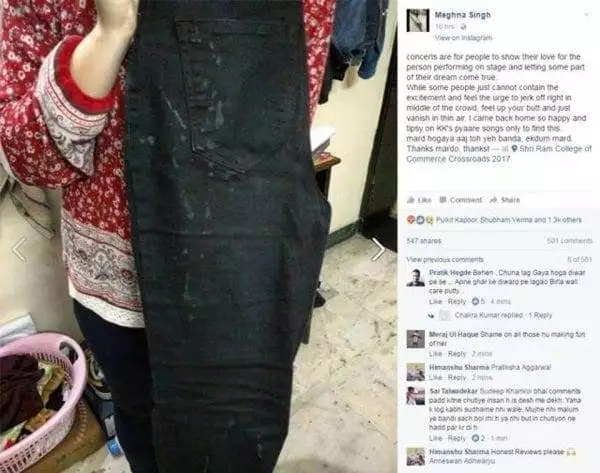 Publicity Or Act Of Shamelessness? Comments on DU Girl's Post 1