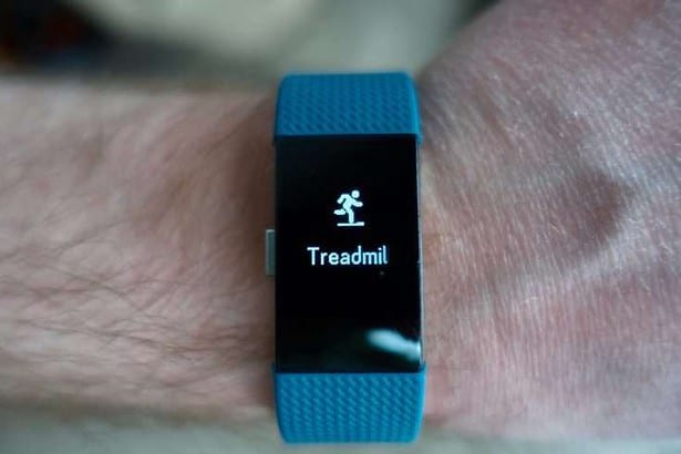 Fitbit charge 2 in blue colour