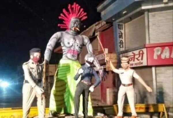 Lockdown Creativity: Man dresses as Yamaraj, God of Death 5
