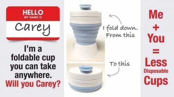 Meet Carey, the Easy-to-carry Foldable Cup 3