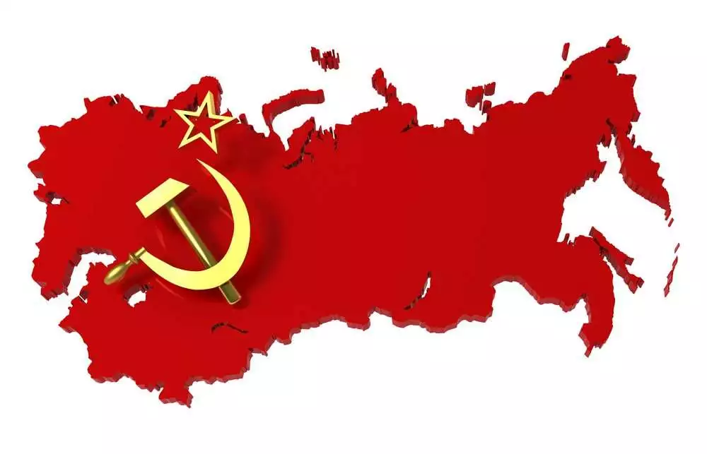 Top 10 Interesting Facts About Chernobyl: In 10 Minutes! 2 Soviet Union, USSR, map with flag, clipping path, 3d illustration