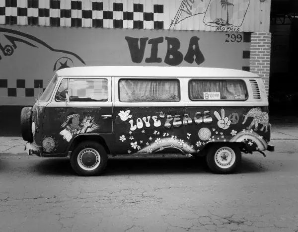 living in a van