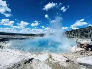 Lakeside near the west Yellowstone national park