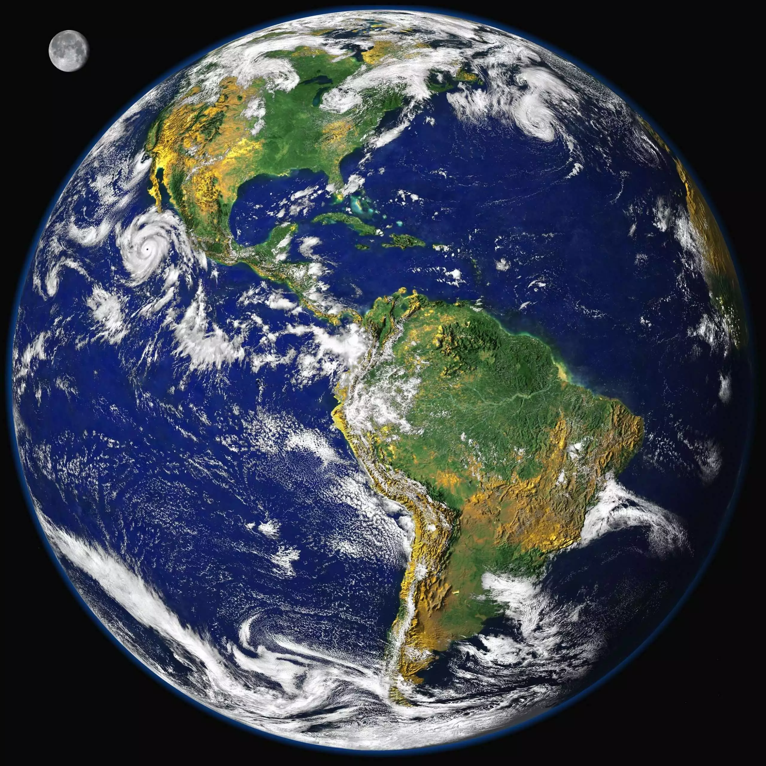 The first picture of planet Earth