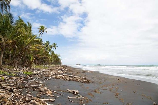 the island of Dominica storm