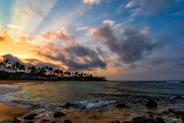 Sunrise in Hawaii
