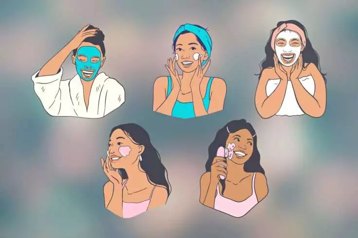 Skin care routine for teenage girl
