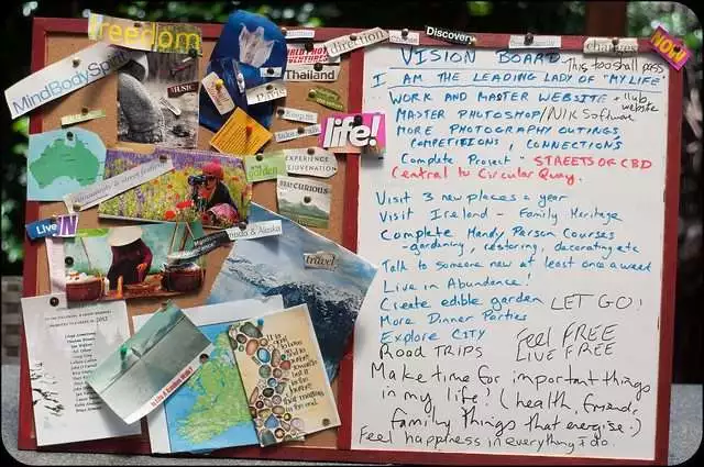 vision board
