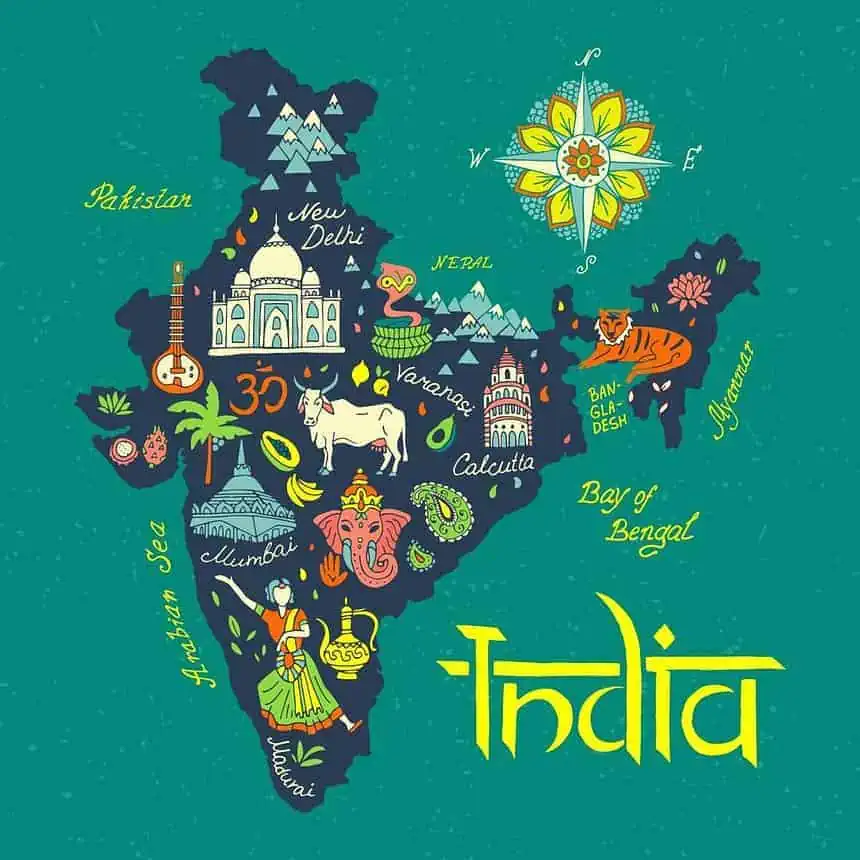 Map of India, India and Hypocrisy