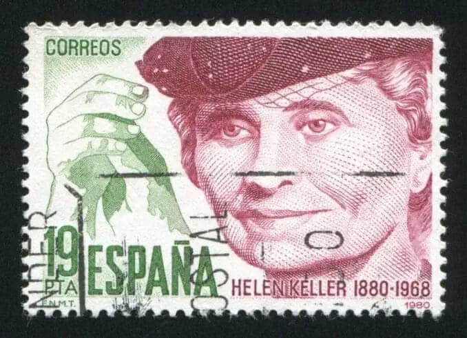 Helen Keller Stamp