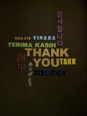 Thank You in Asian Languages