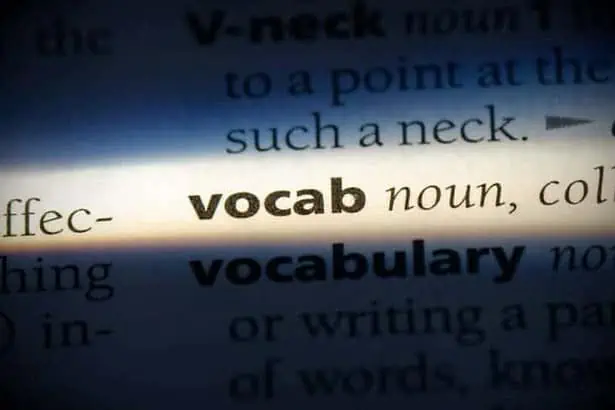 English vocab.