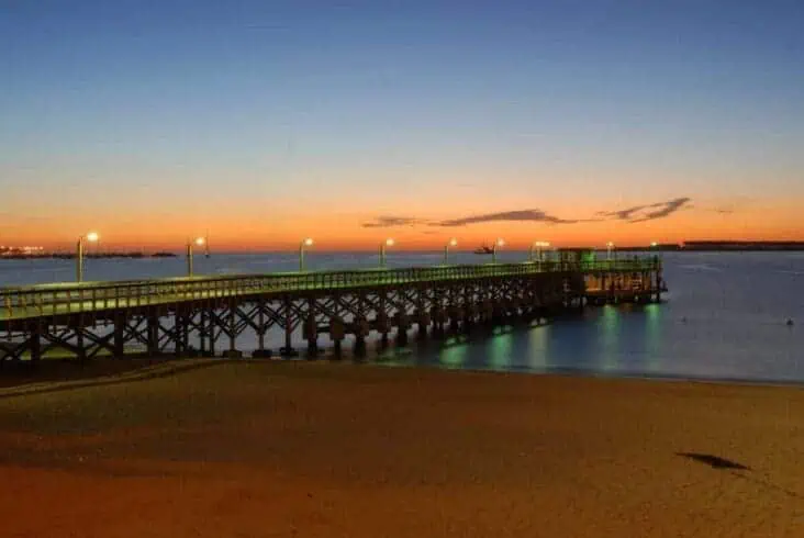 beach pier