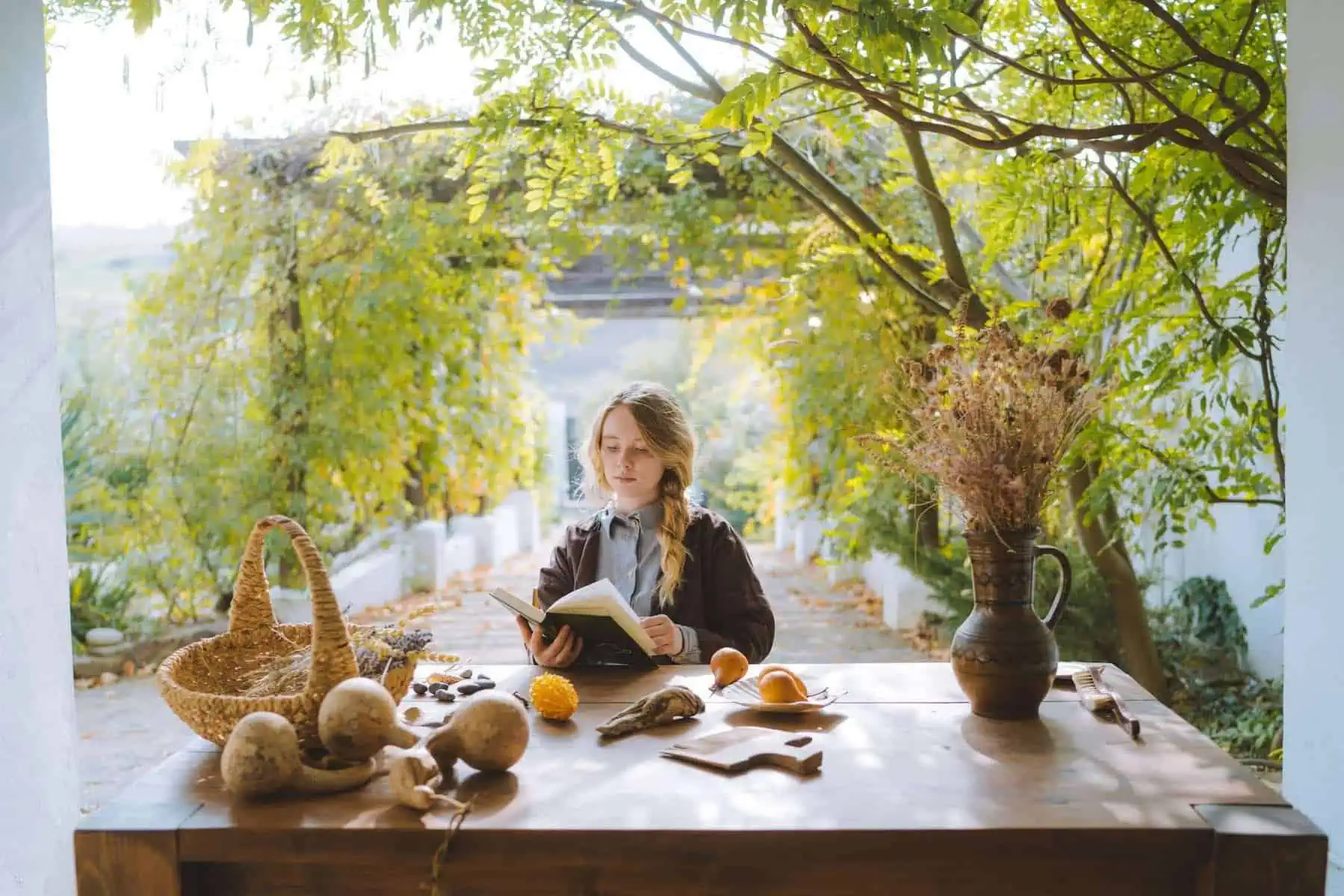 Amazing Fact About The Lost Book Of Herbal Remedies 5 Woman reading a book