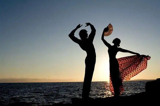 spanish dancers dancing in spain.