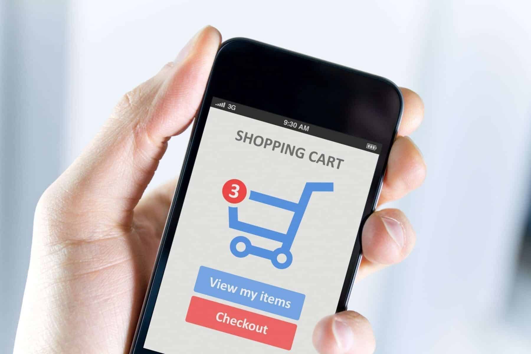 Shopping cart.