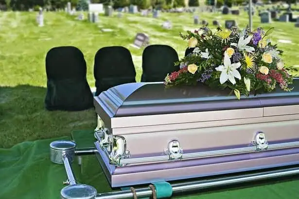 Caskets.