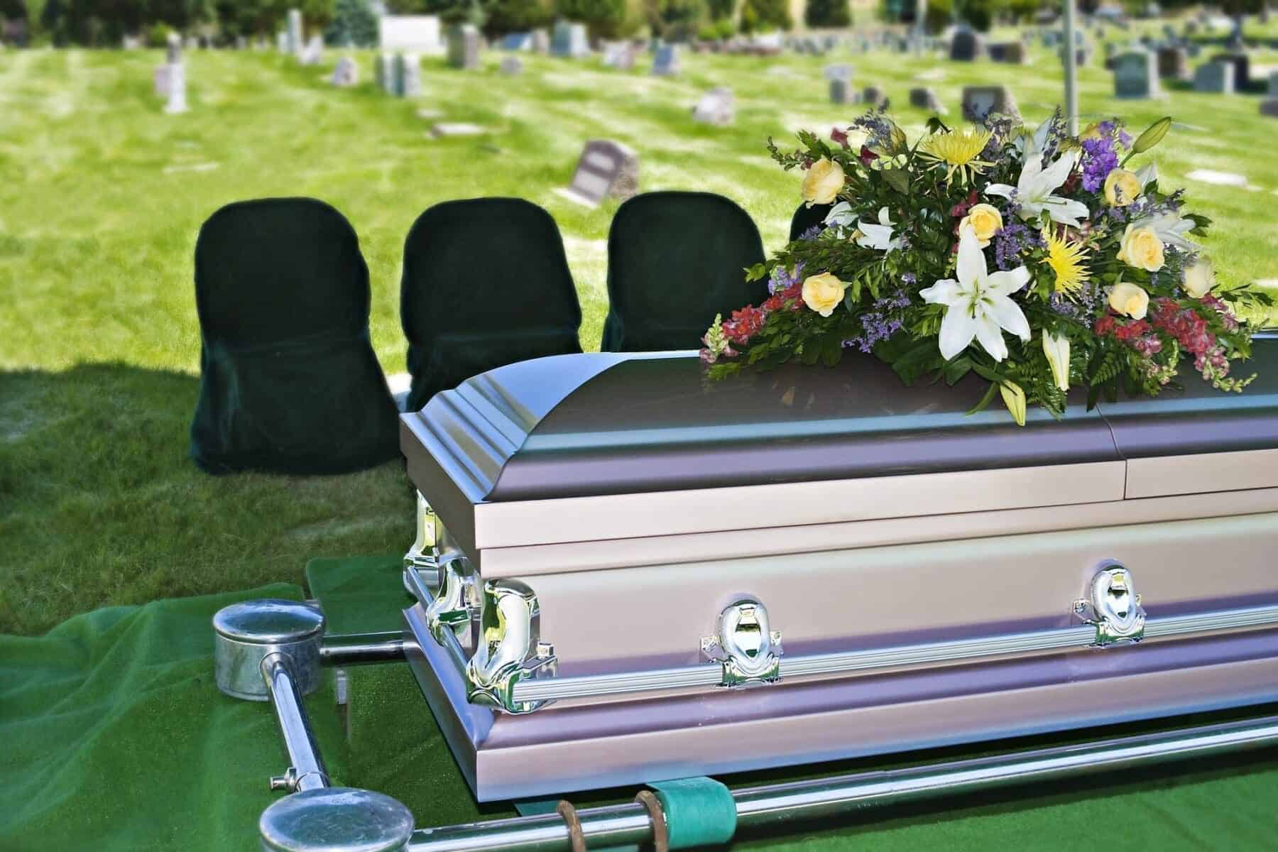 Caskets.