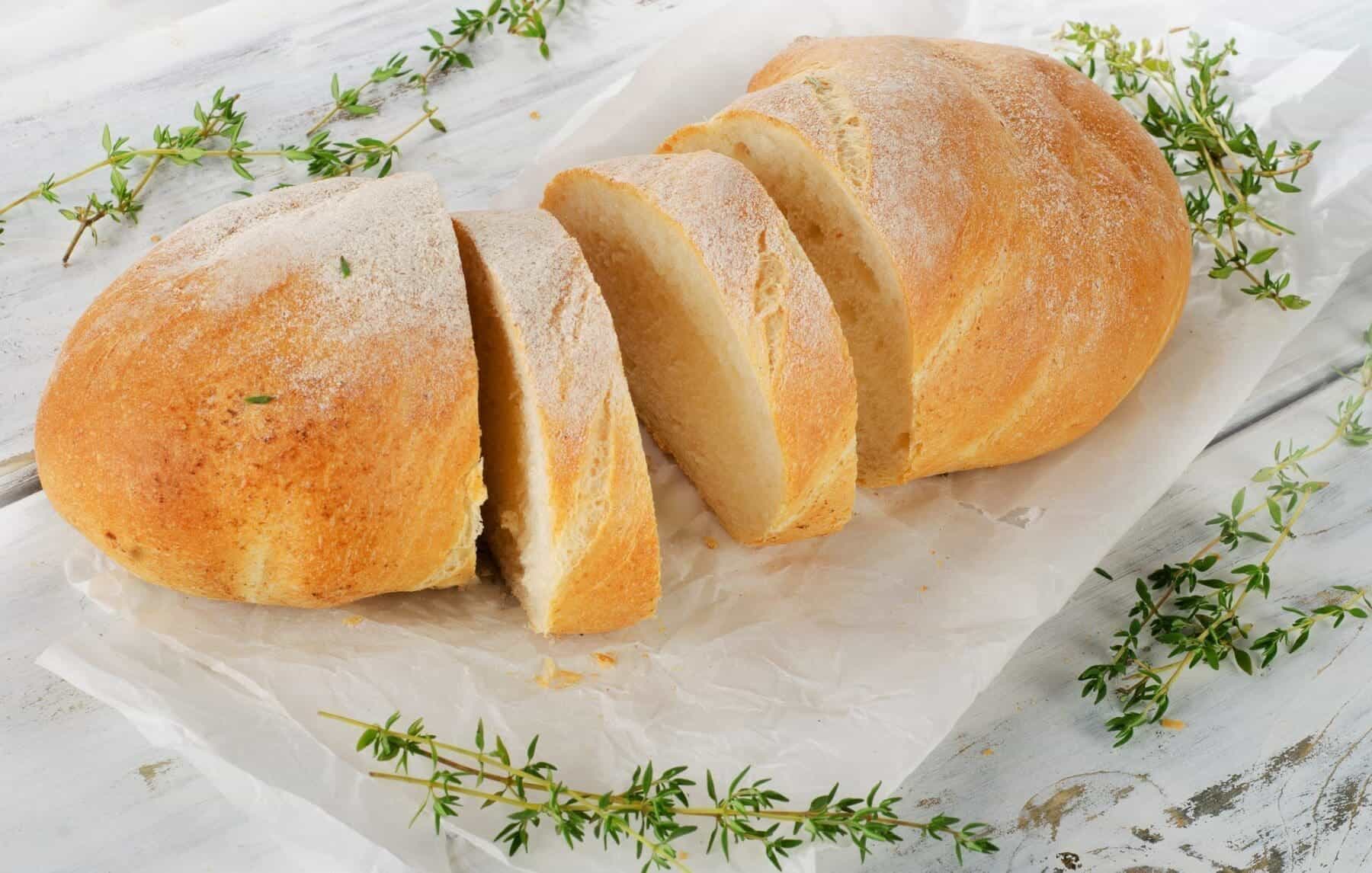 Italian herbs and cheese bread