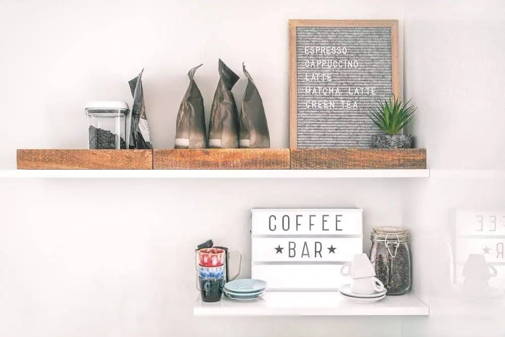 diy coffee bar 