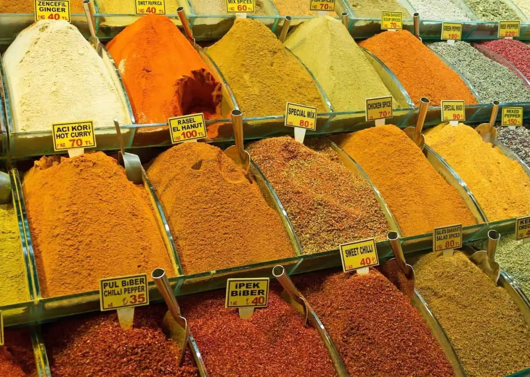 Turmeric in market