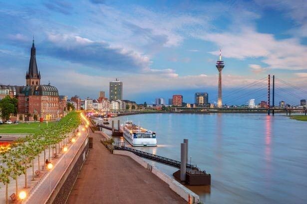 Dusseldorf view.