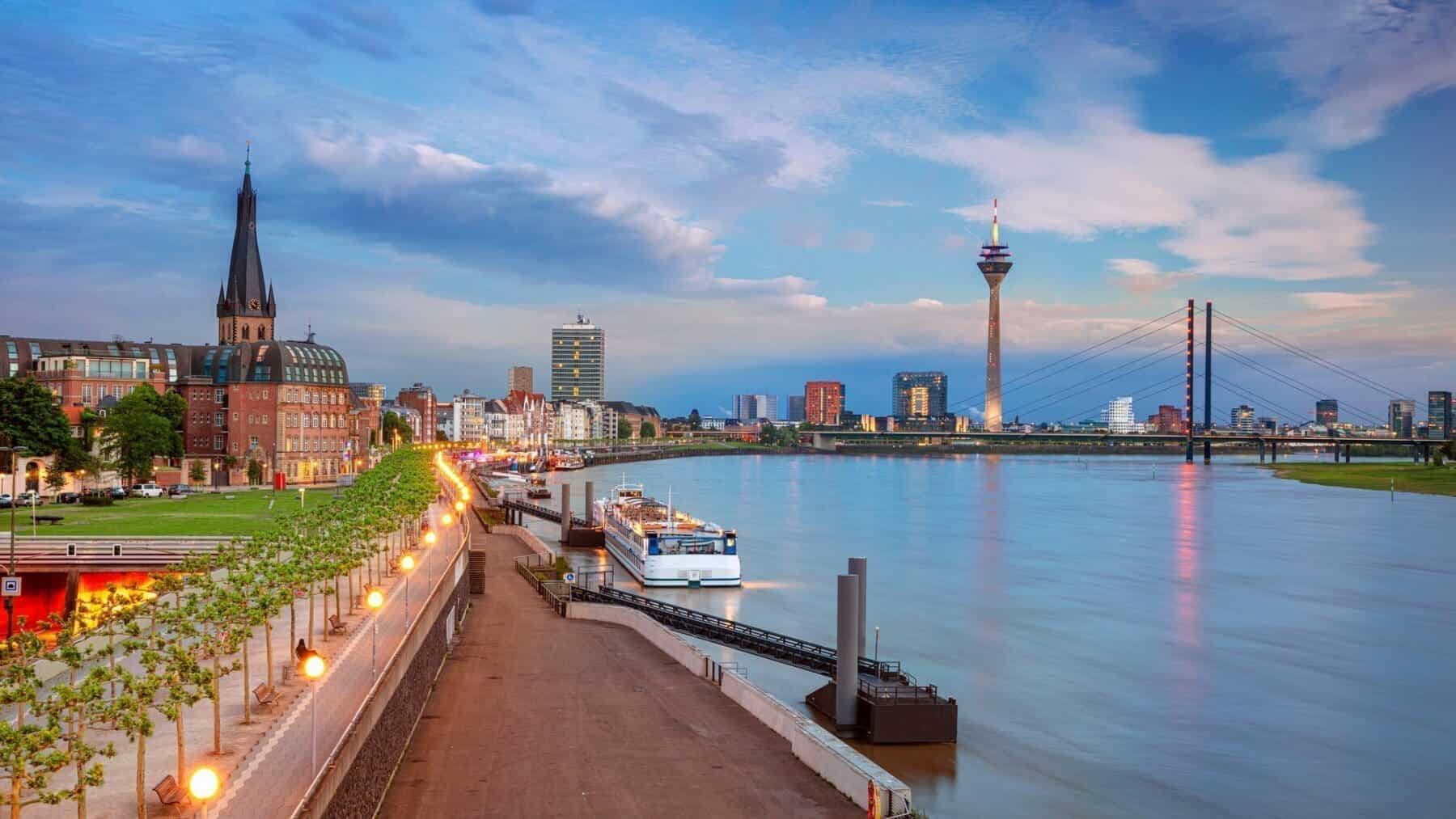 Dusseldorf view.