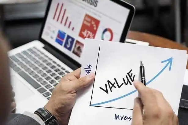Stock value.