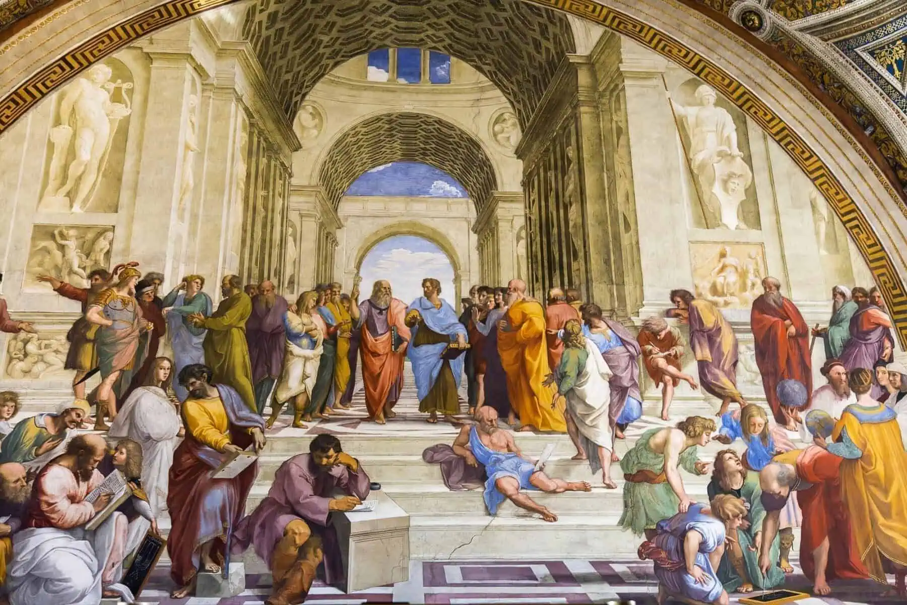 Who Painted the School of Athens? 2 who painted the school of athens
