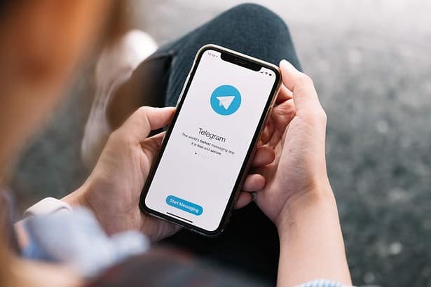 Telegram app.
