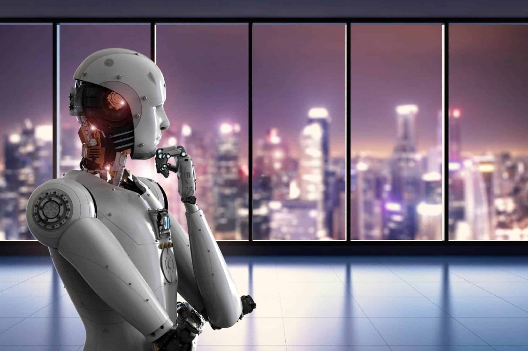Robots thinking.