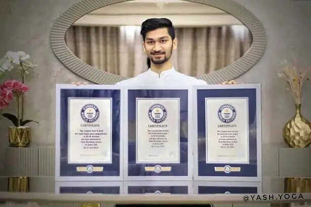 Yash Moradiya: A 6-Time Guinness World Record Holder 2